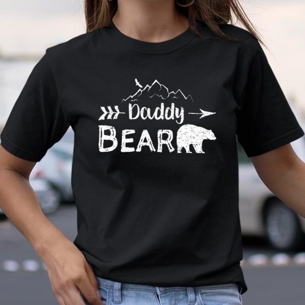 Mens Daddy Bear Shirt Matching Family Mama Papa Bear Camping Gift T Shirt  Itees Global