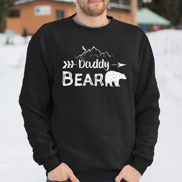 Mens Daddy Bear Shirt Matching Family Mama Papa Bear Camping Gift T Shirt  Itees Global