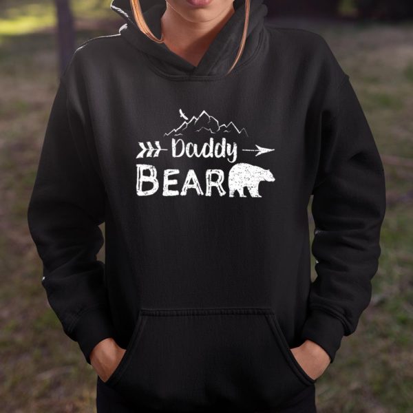 Mens Daddy Bear Shirt Matching Family Mama Papa Bear Camping Gift T Shirt  Itees Global