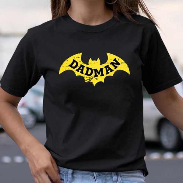 Mens Dadman T Shirt Cool Father Dad Gifts Super Dad T Shirt  Itees Global