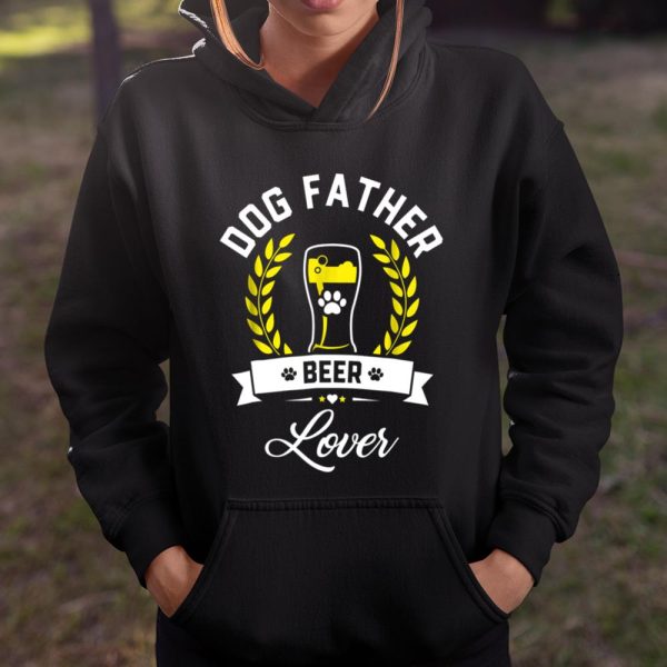 Mens Dog Father Beer Lover Shirt Best Dog Dad Fathers Day T Shirt  Itees Global