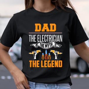 Mens Electrician Dad Shirt Funny Father Electrician Quote Gift T Shirt Itees Global 2
