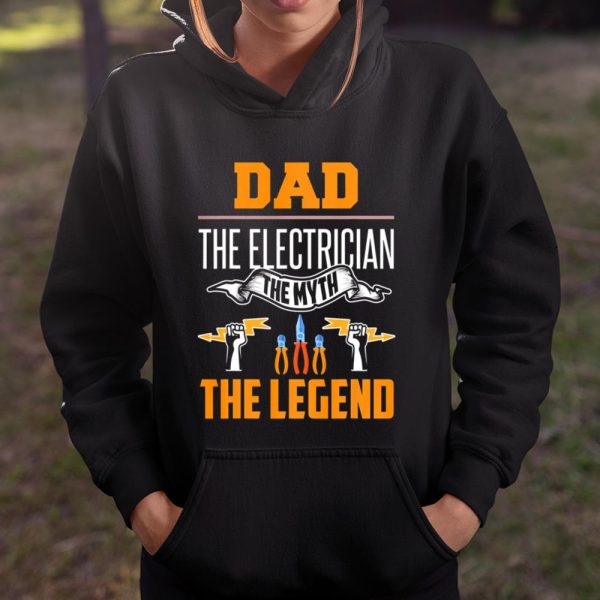 Mens Electrician Dad Shirt Funny Father Electrician Quote Gift T Shirt  Itees Global