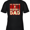 Mens My Favorite Baseball Player Calls Me Dad Retro Gift Youth T-Shirt –