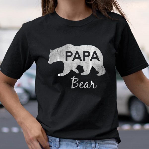 Mens Papa Bear Great Gift For Dad Father Grandpa T Shirt  Itees Global