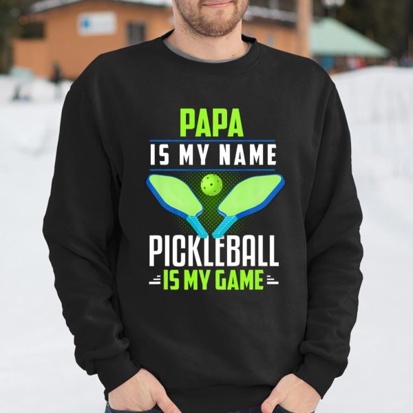 Mens Pickleball Dad Shirt Father Pickleball Gift Funny Papa T Shirt  Itees Global