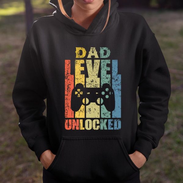 Mens Pregnancy Announcement Dad Level Unlocked Soon To Be Father Premium T Shirt  Itees Global