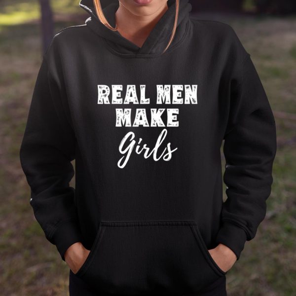 Mens Real Men Make Girls Funny New Dad Father Gifts T Shirt  Itees Global