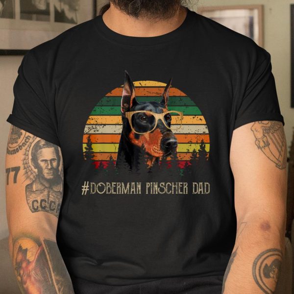 Mens Retro Vintage Doberman Pinscher Dad Tshirt Dog Lover Gifts.RGSJTZUJCZ T Shirt  Itees Global