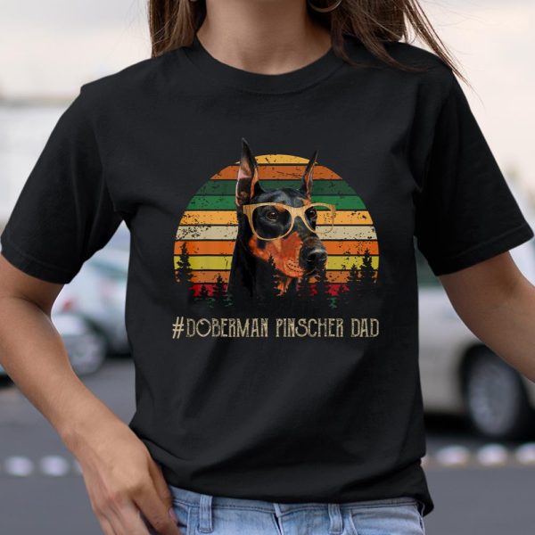 Mens Retro Vintage Doberman Pinscher Dad Tshirt Dog Lover Gifts.RGSJTZUJCZ T Shirt  Itees Global