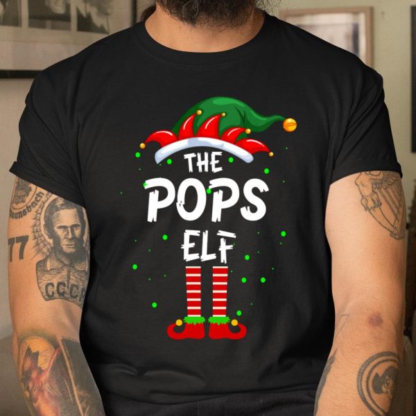 Mens The Pops Elf Family Matching Group Papa Dad Christmas Pajama T Shirt  Itees Global