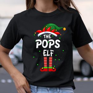 Mens The Pops Elf Family Matching Group Papa Dad Christmas Pajama T Shirt Itees Global 2