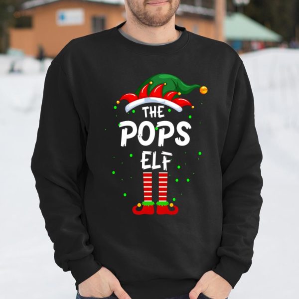 Mens The Pops Elf Family Matching Group Papa Dad Christmas Pajama T Shirt  Itees Global