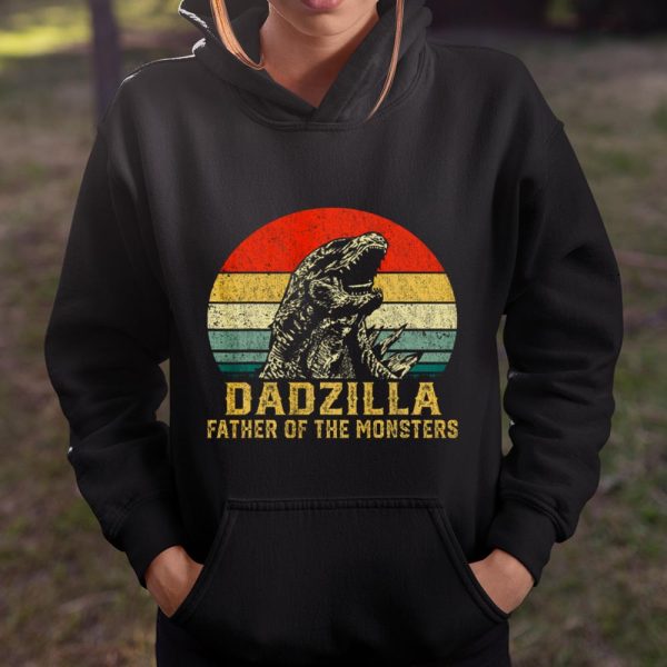 Mens Vintage Dadzilla Father Of The Monsters Shirt Funny T Shirt  Itees Global