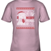 Merry Pitmas Pitbull Ugly Christmas Holiday Adult Crewneck Youth T-Shirt –