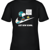 Miami Dolphins Are Number One – Just Bow Down Snoopy Youth T-Shirt –