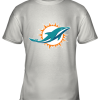 Miami Dolphins NFL Line by Fanatics Branded Aqua Vintage Victory Youth T-Shirt –