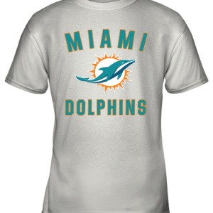 Miami Dolphins NFL Pro Line by Fanatics Branded Aqua Vintage Victory Youth T-Shirt –