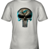 Miami Dolphins The Punisher Mashup Football Youth T-Shirt –