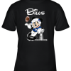 Mickey Bills Taking The Super Bowl Trophy Football Youth T-Shirt –