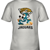 Mickey Donald Goofy The Three Jacksonville Jaguars Football Youth T-Shirt –