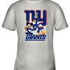 Mickey Donald Goofy The Three New York Giants Football Youth T-Shirt –