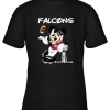 Mickey Falcons Taking The Super Bowl Trophy Football Youth T-Shirt –