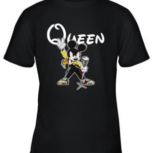 Mickey Freddie Mercury Queen Youth T-Shirt –