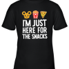 Mickey I Am Just Here For The Snacks Youth T-Shirt –