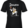 Mickey Jaguars Taking The Super Bowl Trophy Football Youth T-Shirt –