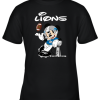 Mickey Lions Taking The Super Bowl Trophy Football Youth T-Shirt –