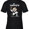 Mickey Saints Taking The Super Bowl Trophy Football Youth T-Shirt –