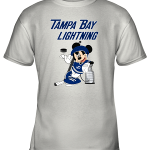 Mickey Tampa Bay Lightning With The Stanley Cup Hockey NHL Youth T-Shirt –