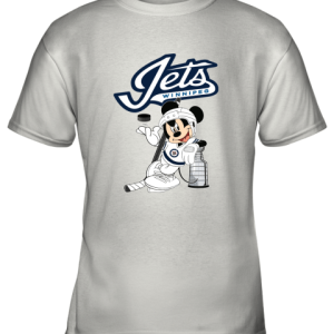 Mickey Winnipeg Jets With The Stanley Cup Hockey NHL Youth T-Shirt –
