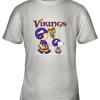 Minnesota Vikings Let’s Play Football Together Snoopy NFL Youth T-Shirt –