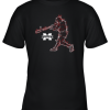 Mississippi State Bulldogs Baseball Player On Fire Youth T-Shirt –