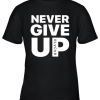 Mohamed Salah Never Give Up Black Youth T-Shirt –