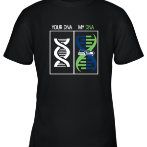 My DNA Is The Seattle Seahawks Football NFL Youth T-Shirt –