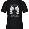 My Dad Is My Guardian Angel He Watches Over My Back Youth T-Shirt –