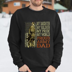 My Daughter My Soldier Hero Proud Army Dad Military Father T Shirt Itees Global 3