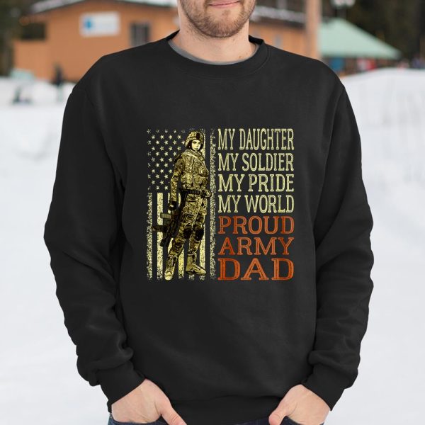 My Daughter My Soldier Hero Proud Army Dad Military Father T Shirt  Itees Global