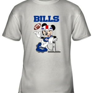 NFL Buffalo Bills Mickey Mouse Disney Super Bowl Football Youth T-Shirt –