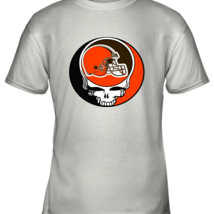 NFL Team Cleveland Browns x Grateful Dead Logo Band Youth T-Shirt –