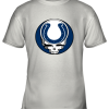 NFL Team Indianapolis Colts x Grateful Dead Logo Band Youth T-Shirt –
