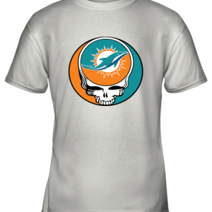 NFL Team Miami Dolphins x Grateful Dead Logo Band Youth T-Shirt –