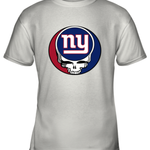 NFL Team New York Giants x Grateful Dead Logo Band Youth T-Shirt –