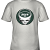 NFL Team New York Jets x Grateful Dead Logo Band Youth T-Shirt –