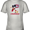 NHL Hockey Mickey Mouse Team Montrel Canadiens Youth T-Shirt –