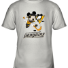 NHL Hockey Mickey Mouse Team Pittsburgh Penguins Youth T-Shirt –