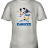 NHL Hockey Mickey Mouse Team Vancouver Canucks Youth T-Shirt –